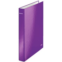 Segregator A4 ringowy WOW Leitz, 2 ringi, filoetowy
